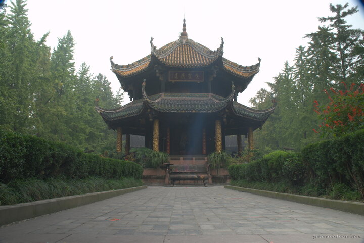 The dragon temple in Qingyang in
Chengdu