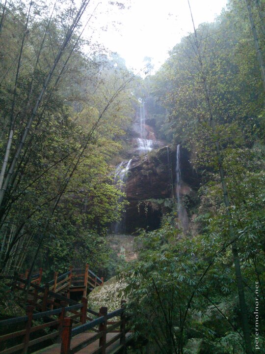 Nine Days Waterfall in the Bamboo
Sea