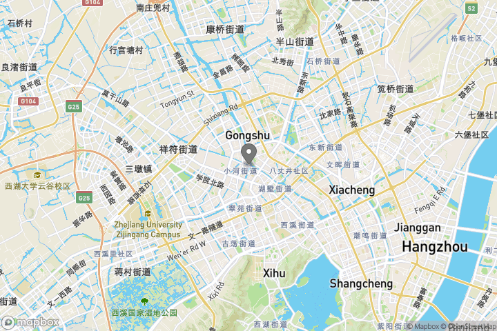 map showing the location where the photo 'A hidden gem of Hangzhou' was taken at