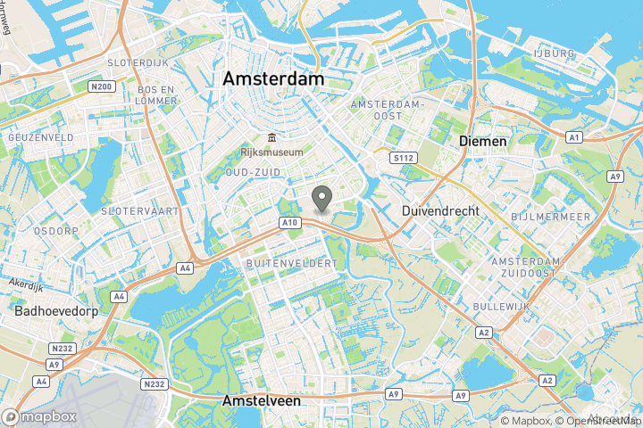 map showing the location where the photo 'Amsterdam - Morning at RAI' was taken at