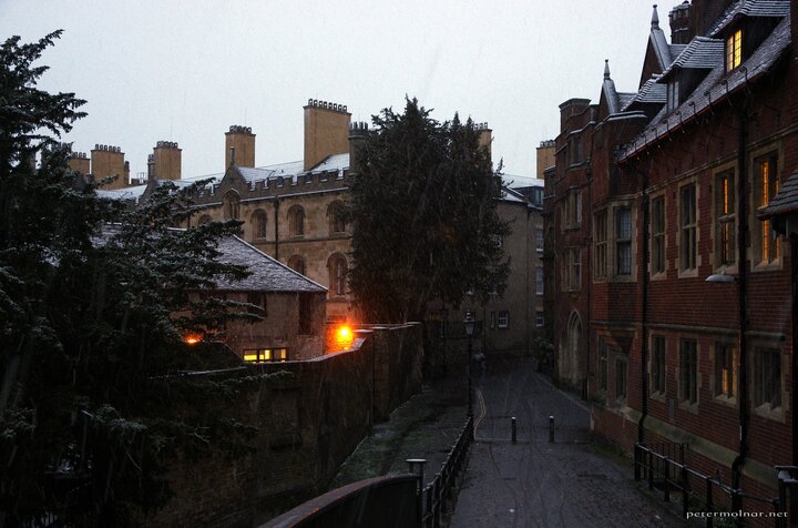 Snowfall in Cambridge