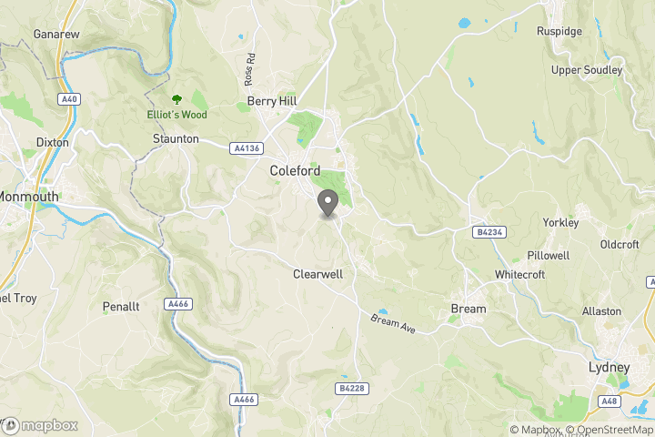 map showing the location where the photo 'South-West England - Puzzlewood' was taken at