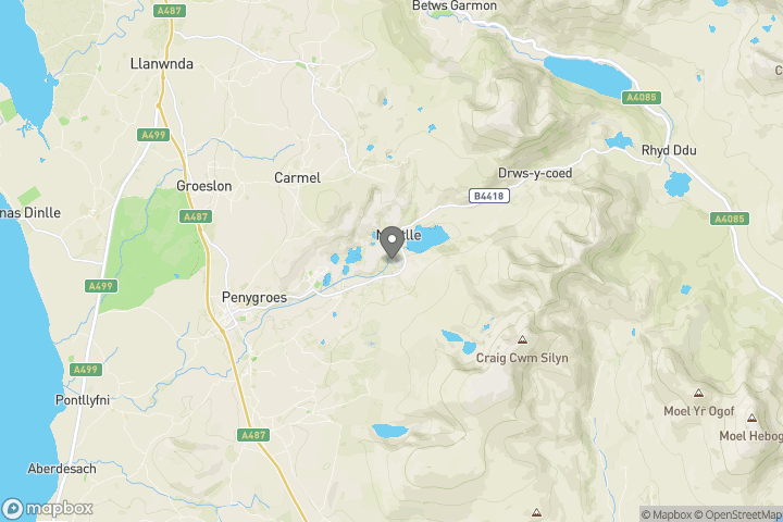 map showing the location where the photo 'Sheep dotted landscape' was taken at