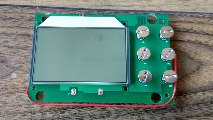 The front of a disassembled Herschel T2 (thermostat)
unit