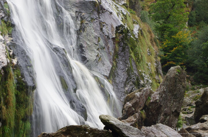 A piece of Powerscourt Waterfall