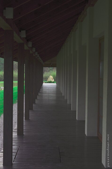 Engawa of the dojo building at Dojo Stara Wieś