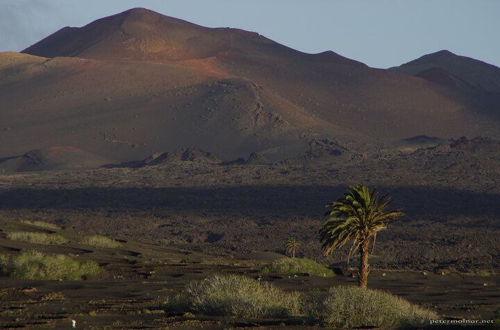 View of Timanfaya from La Geria