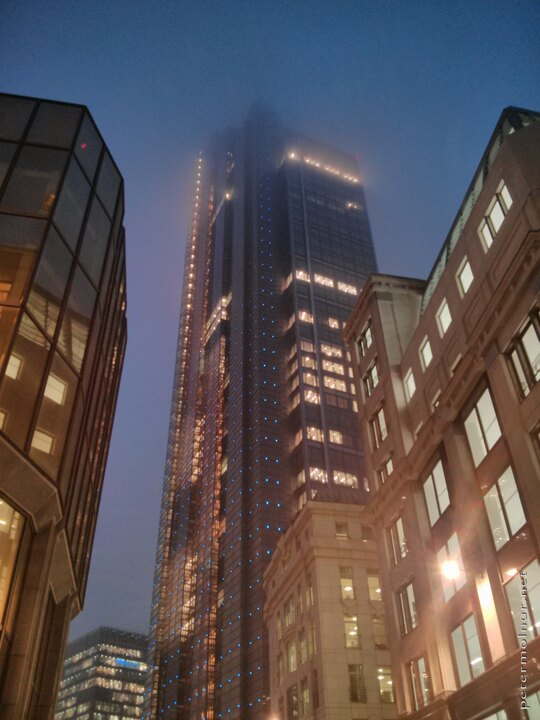 London at night - Heron Tower