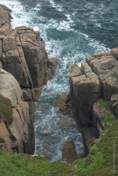 South-West England - the sea behind Minack Theatre