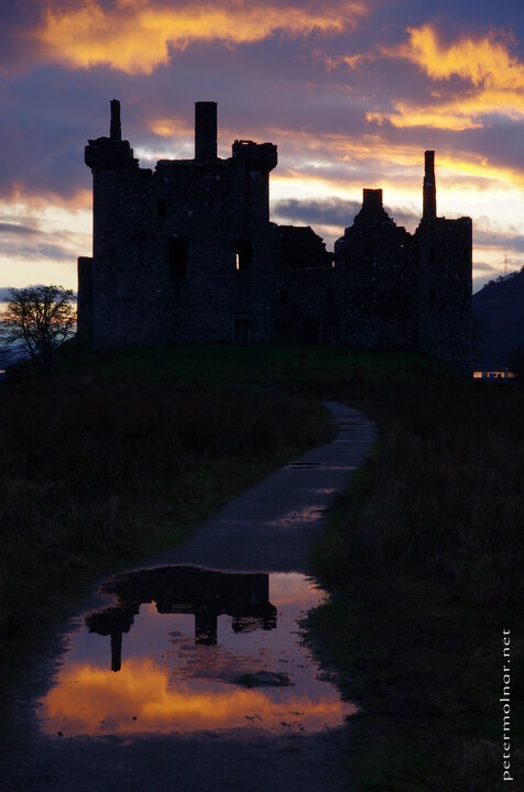 Sunset at Kilchurn Castle