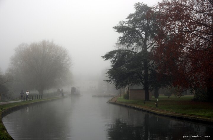 Winter lockdown morning in Cambridge