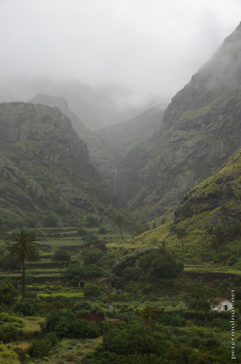 That is a waterfall somewhere far.