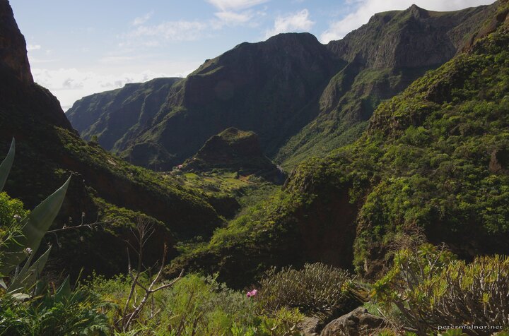 View in the barranco