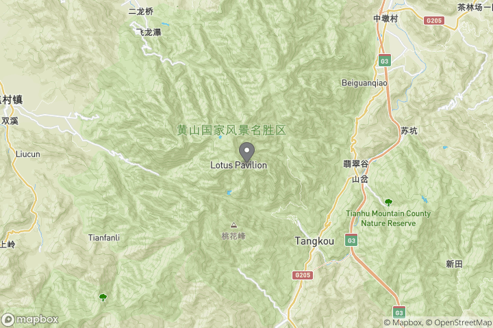 map showing the location where the photo 'Huangshan - stairs and tourists' was taken at