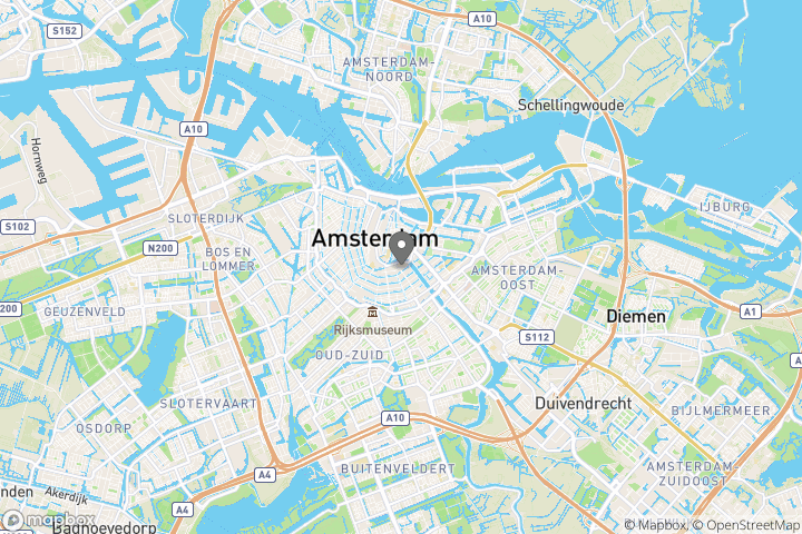 map showing the location where the photo 'Sunrise - Amsterdam winter sunrise' was taken at