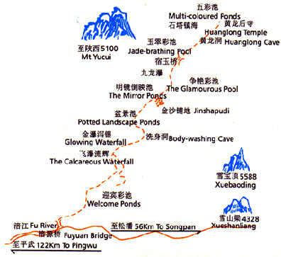 map-huanglong map-huanglong